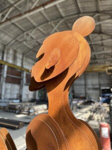 скульптура з кортен